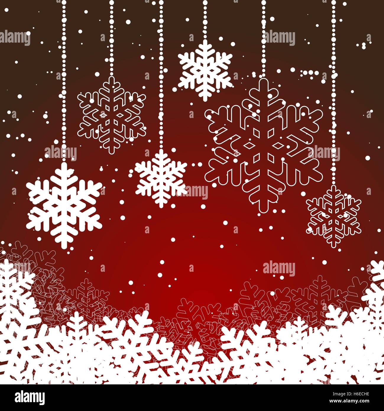 Natale biglietto di auguri Illustrazione Vettoriale