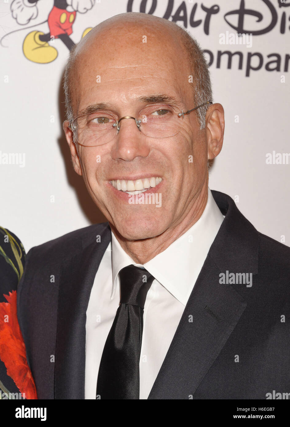 JEFFREY KATZENBERG US produttore di film in ottobre 2016.Photo Jeffrey Mayer Foto Stock