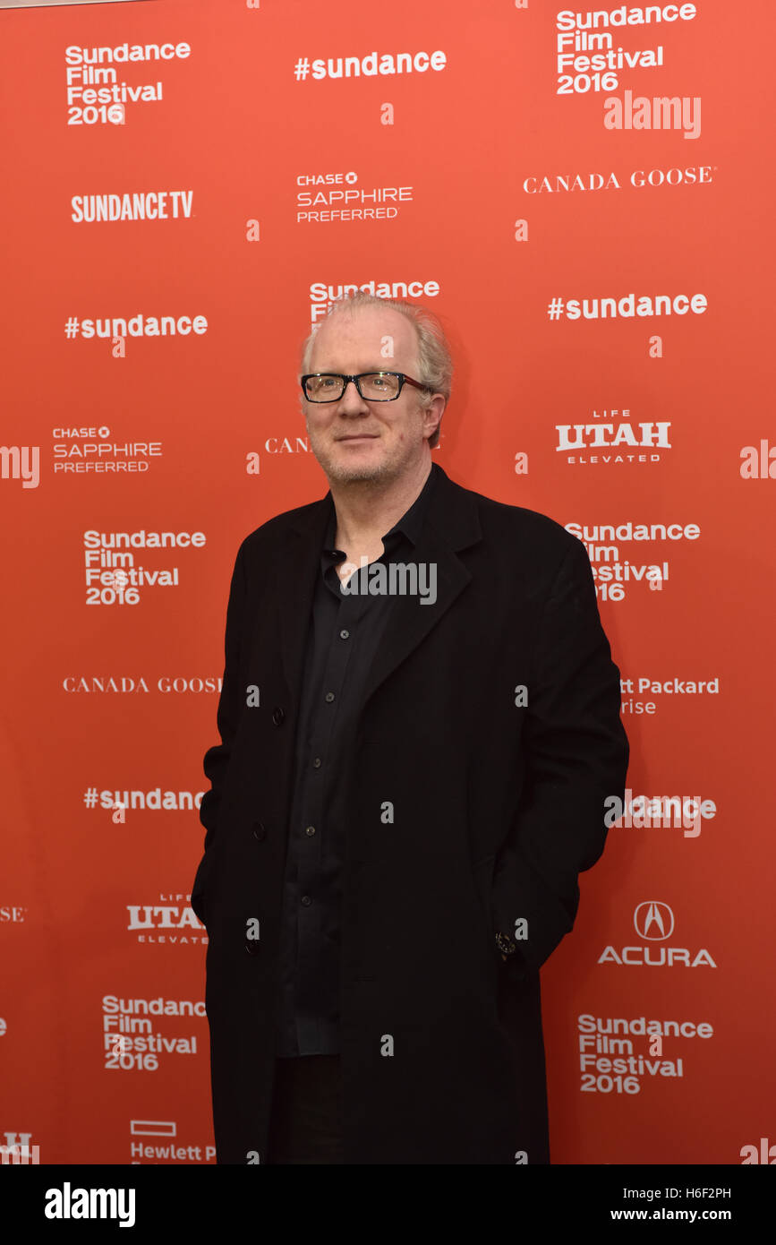 Tracy Letts assiste il 'Christine' Premiere durante 2016 Sundance Film Festival al centro della libreria Theatre on gennaio 23, 2016 in Park City, Utah. Foto Stock