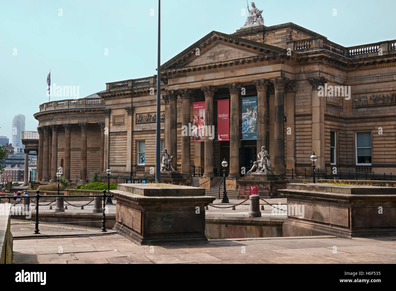 Biblioteca centrale e museo, Liverpool, Merseyside England, Regno Unito Foto Stock