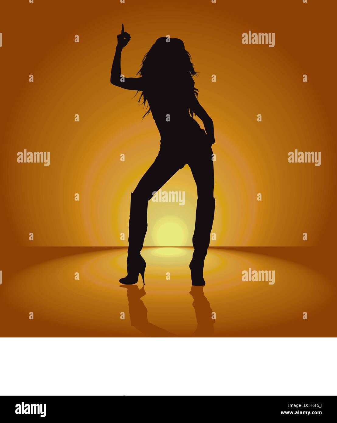 Ragazza di Dancing Illustrazione Vettoriale