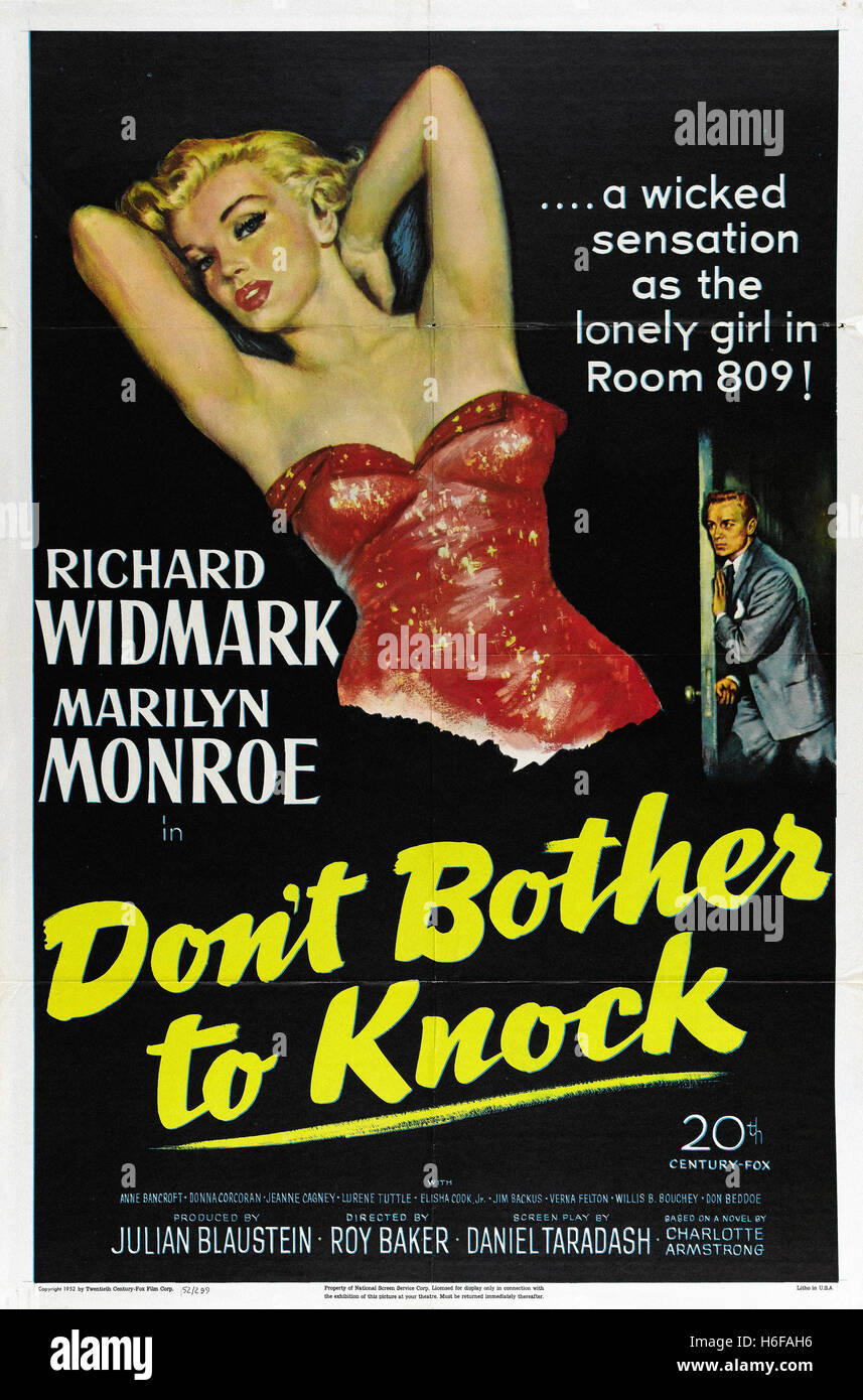 Non preoccupatevi di Knock - Movie Poster - Foto Stock
