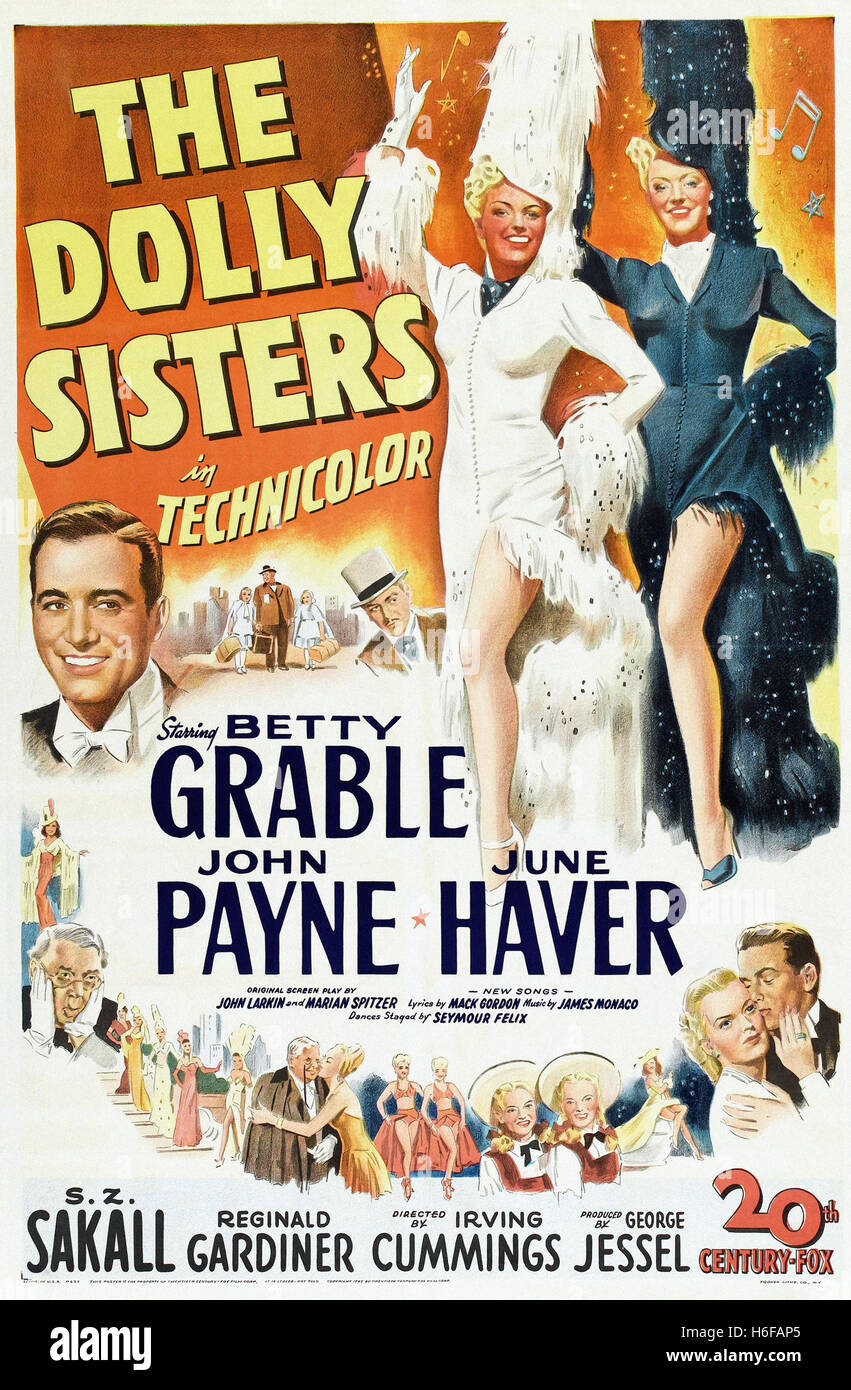 Il Dolly sorelle - Movie Poster - Foto Stock