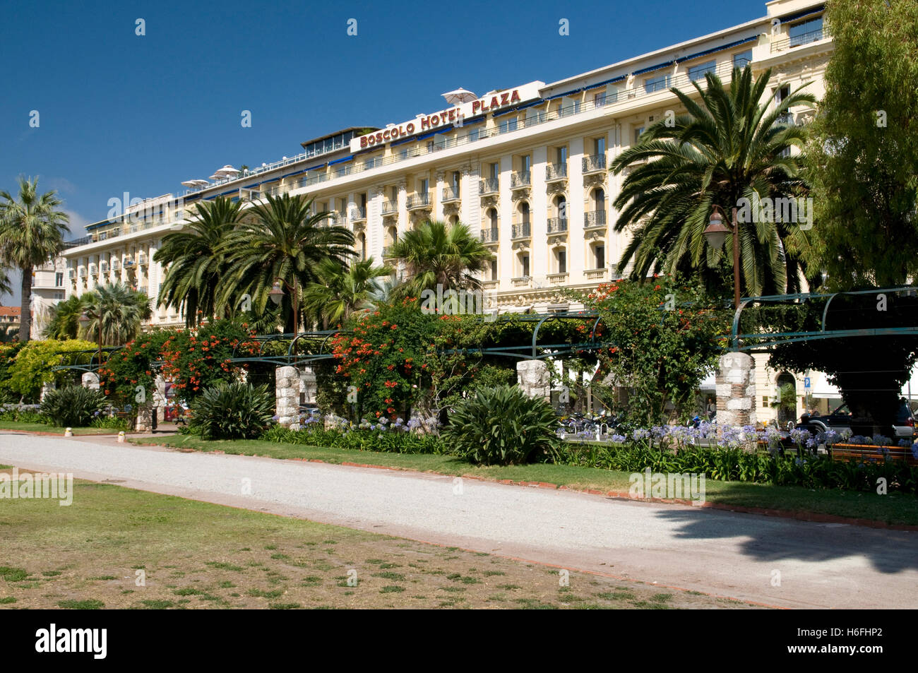 Il Boscolo Hotel Plaza, quattro stelle, Nizza Cote d'Azur, Provence, Francia Foto Stock