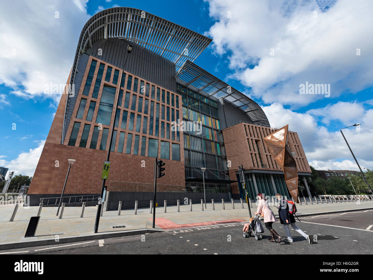 Francis Crick Institute, Midland Road, Londra Foto Stock