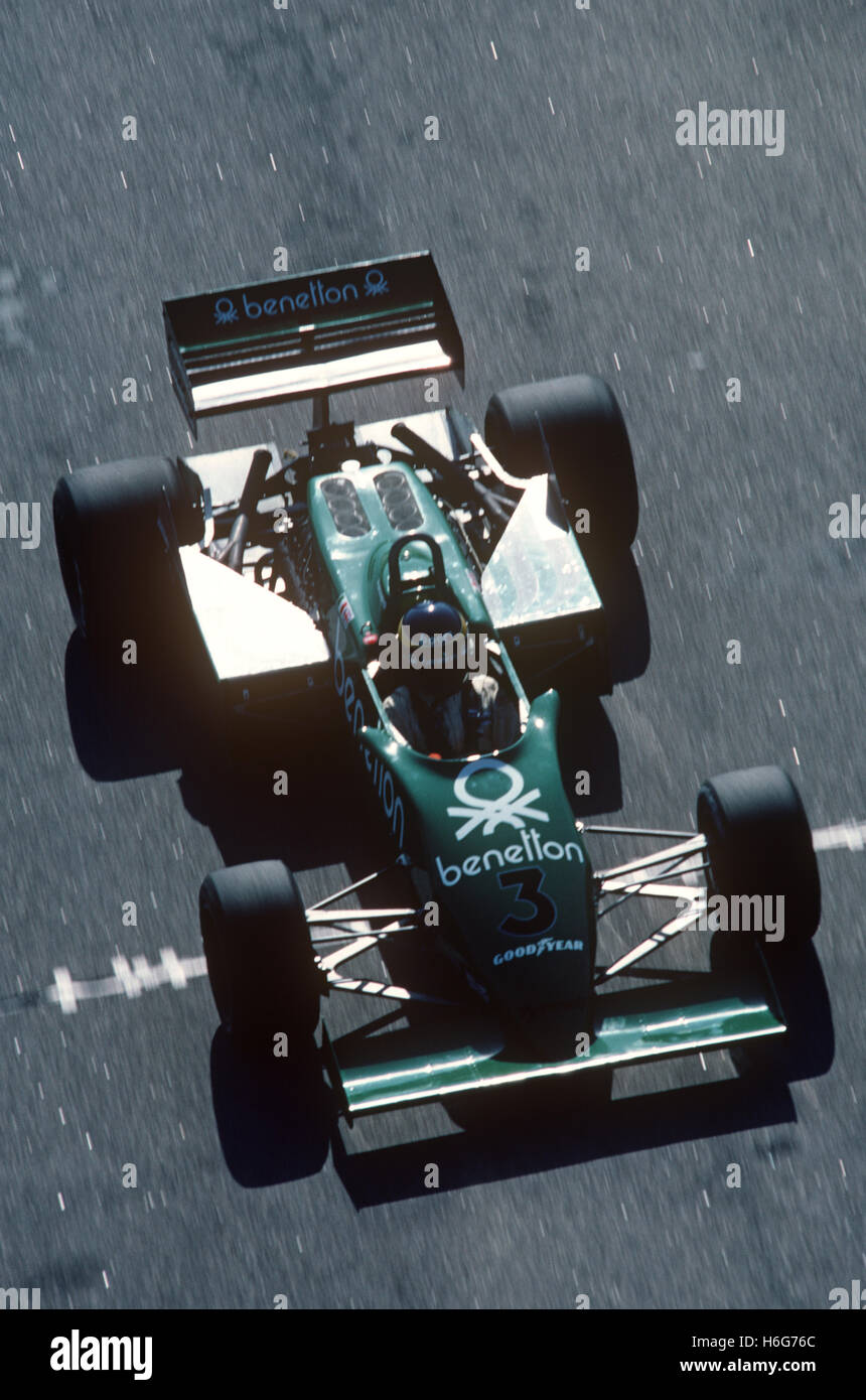 Jonathan Palmer Tyrrell GP brasiliano a Rio 1989 Foto Stock
