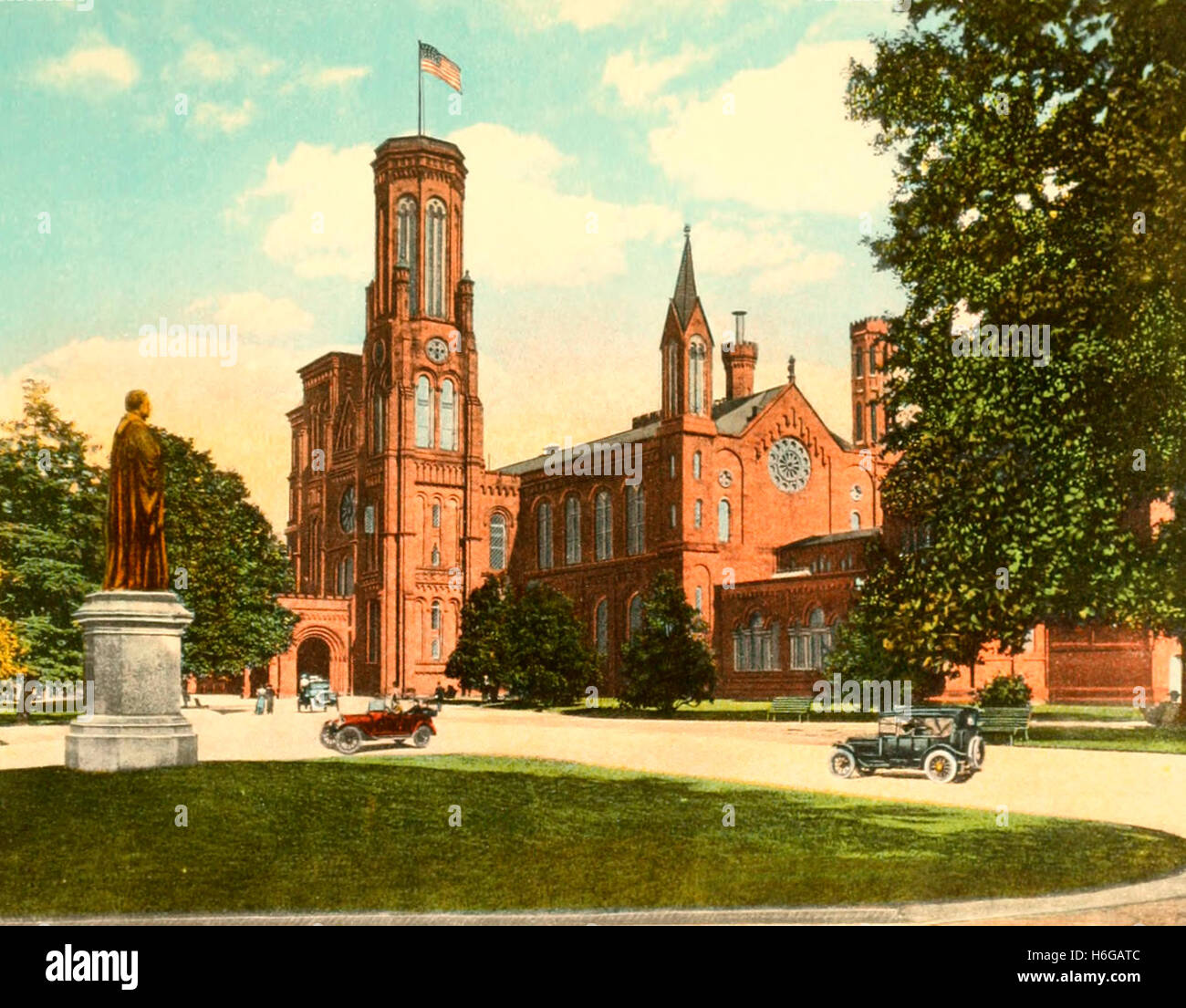 Smithsonian Institution, Washington DC, circa 1918 Foto Stock