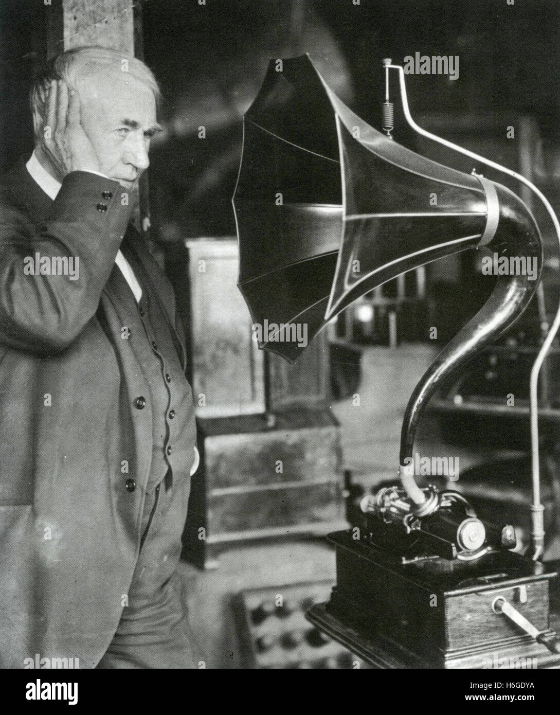Edison Inventore Thomas Alva Edison 1847 1931 Inventore Americano Immagini e Fotos Stock ...