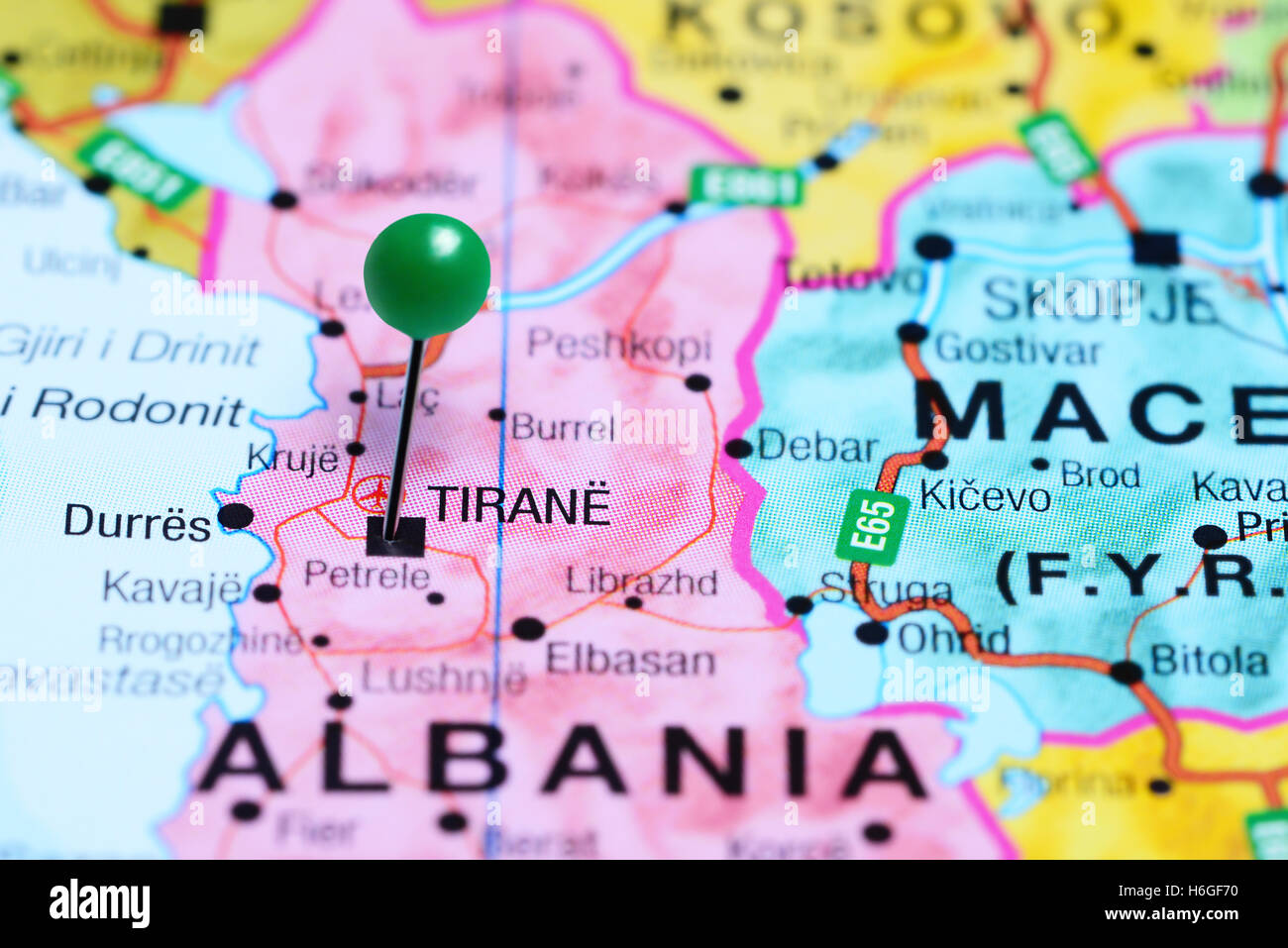 Mappa tirana immagini e fotografie stock ad alta risoluzione Alamy