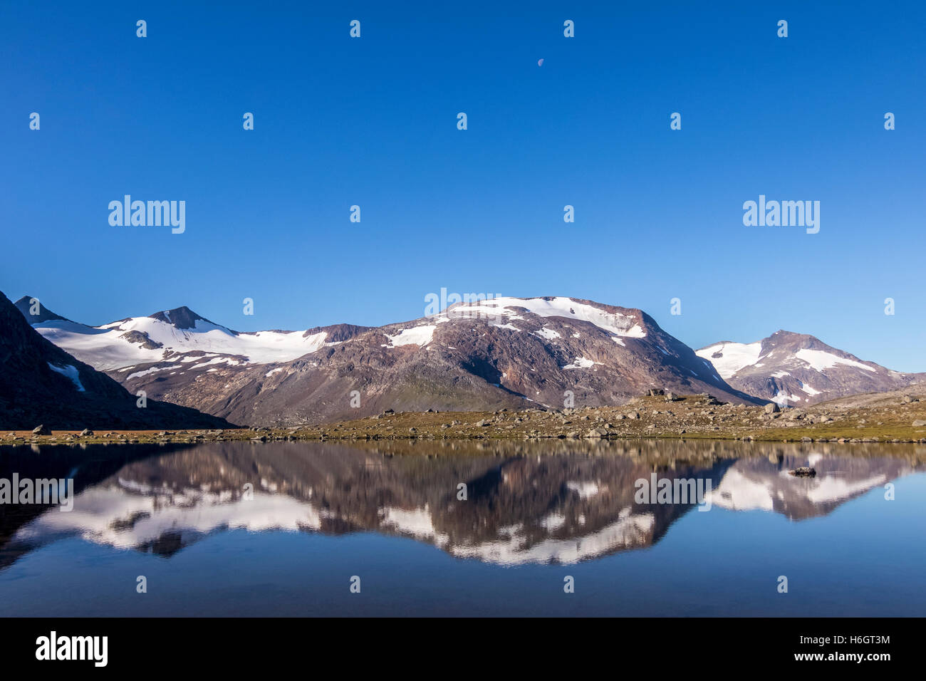 Storsteinsfjell montagna nel nord della Norvegia Foto Stock