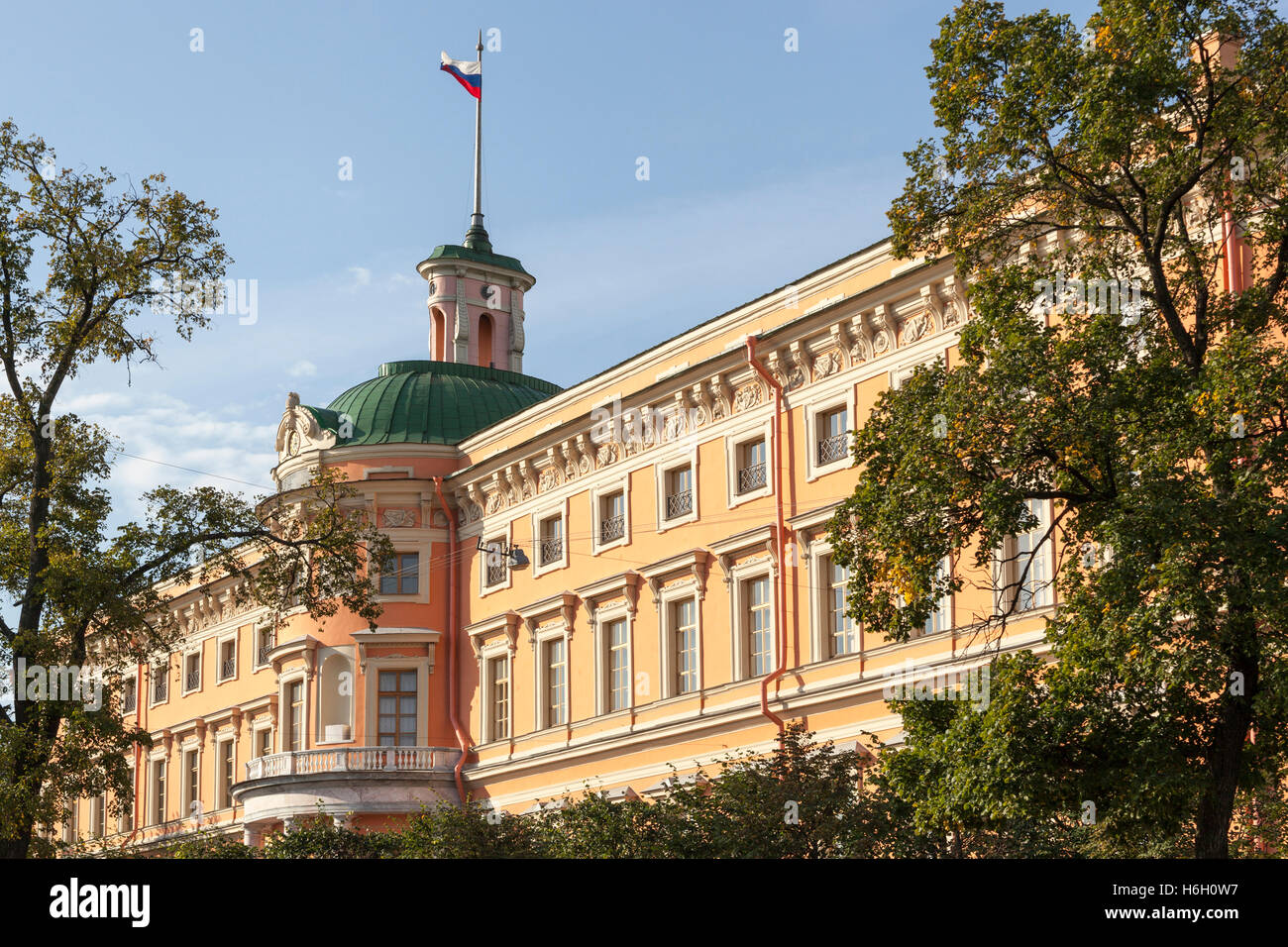 Il castello di Mikhailovsky, San Michele il Castello di San Pietroburgo, Russia Foto Stock