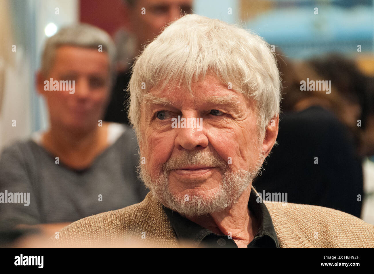 Attore/autore Hardy Krüger (88) alla Frankfurt Bookfair / Buchmesse Frankfurt 2016 Foto Stock