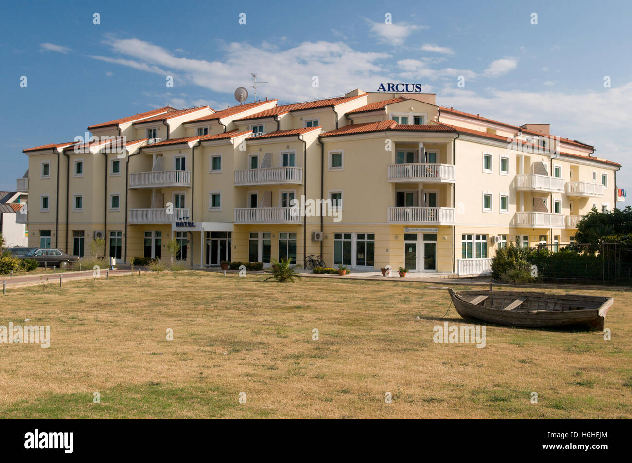 Tre Stelle Hotel Arcus, Medulin, Istria, Croazia, Europa Foto Stock