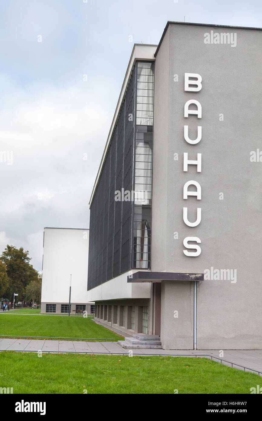 Bauhaus Dessau Foto Stock
