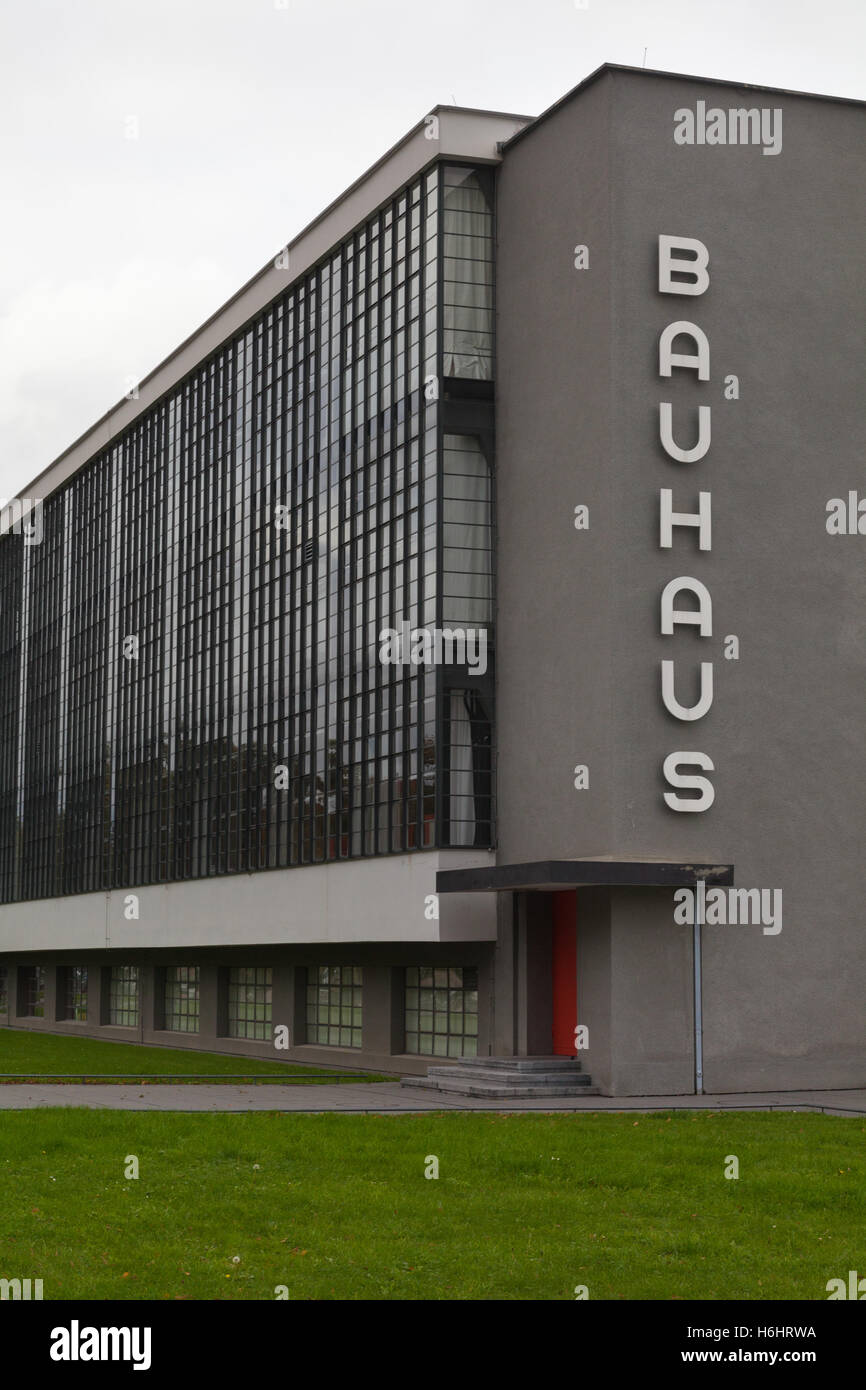 Bauhaus Dessau Foto Stock