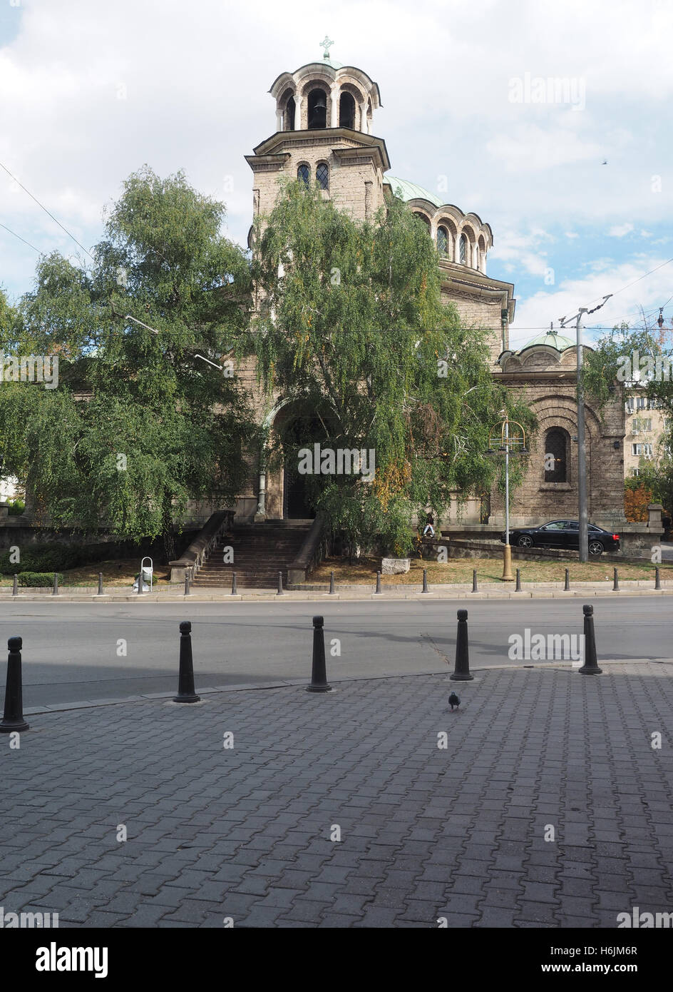 Sveta Nedelya chiesa ortodossa orientale cattedrale della capitale Sofia, Bulgaria Foto Stock