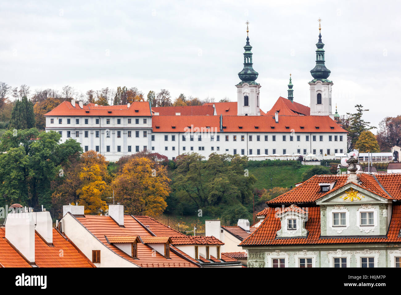 Il monastero di Strahov. Praga, Repubblica Ceca Foto Stock