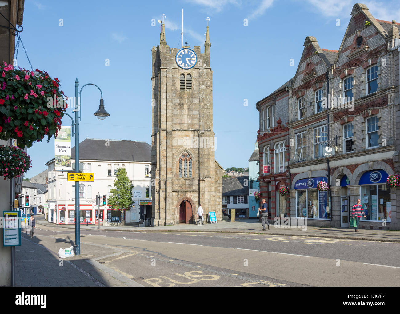 St James Okehampton antica cappella, Fore Street, Rainford, England, Regno Unito Foto Stock