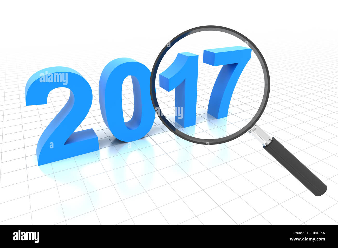 Visualizzazione chiara nell'anno 2017 Foto Stock