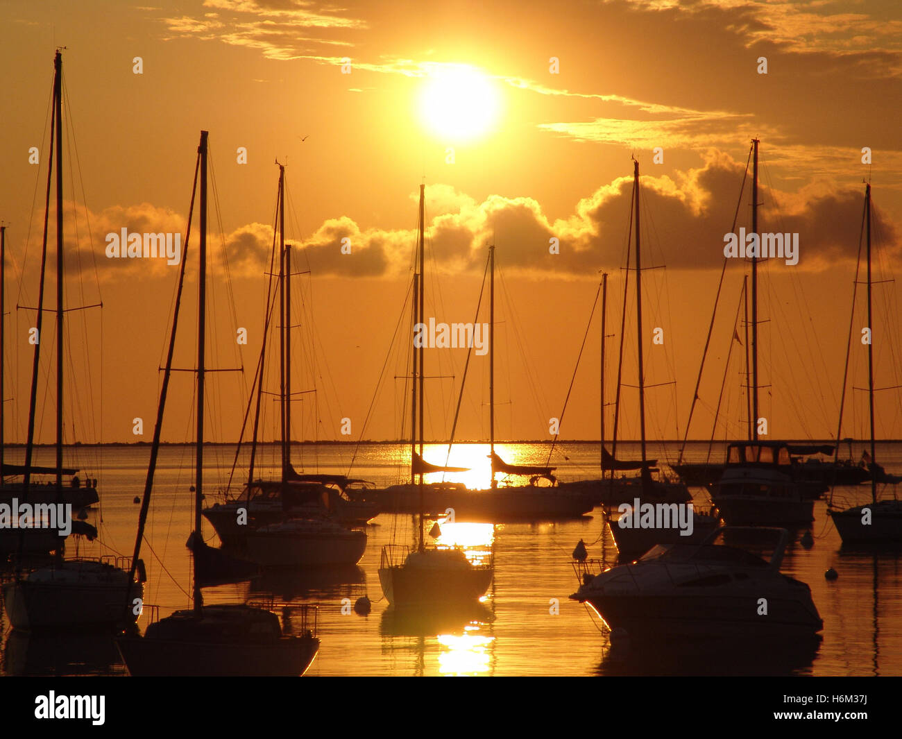 alba tramonto Foto Stock