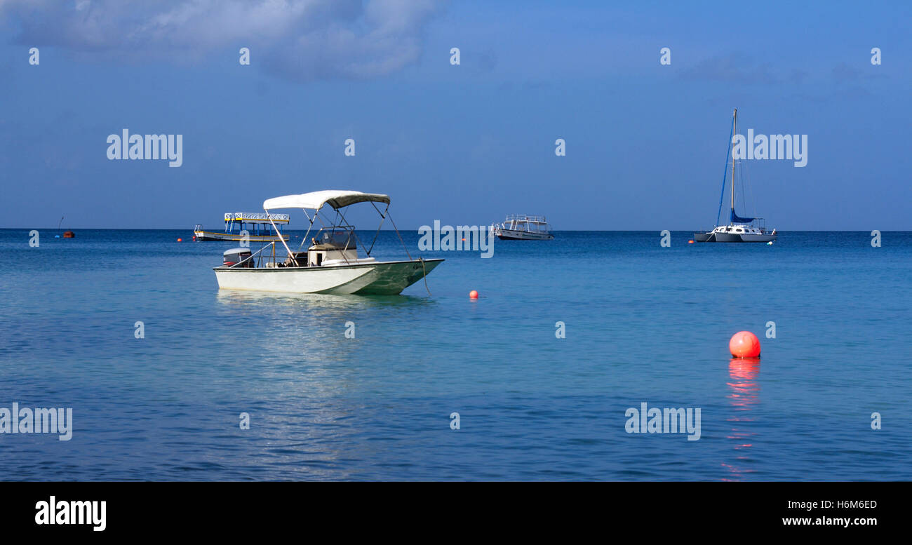 Sulla costa ovest di Barbados Foto Stock