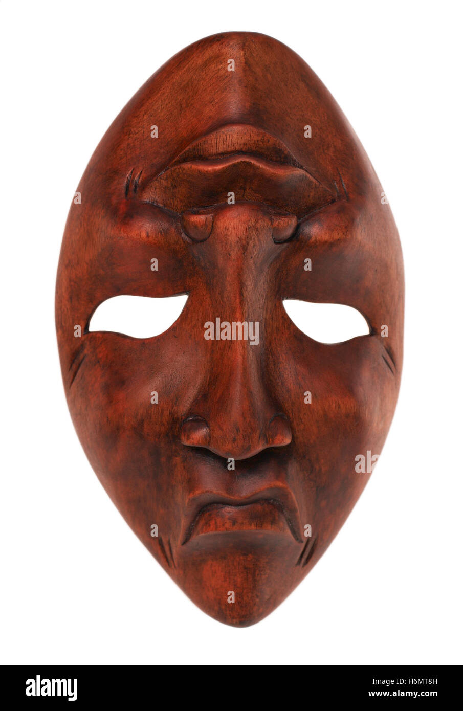 Greco maschera in legno Foto Stock
