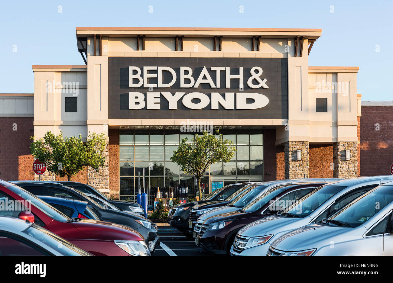 Bed Bath e al di là di retail store. Foto Stock Bed Bath e al di là di retail store. Foto Stock