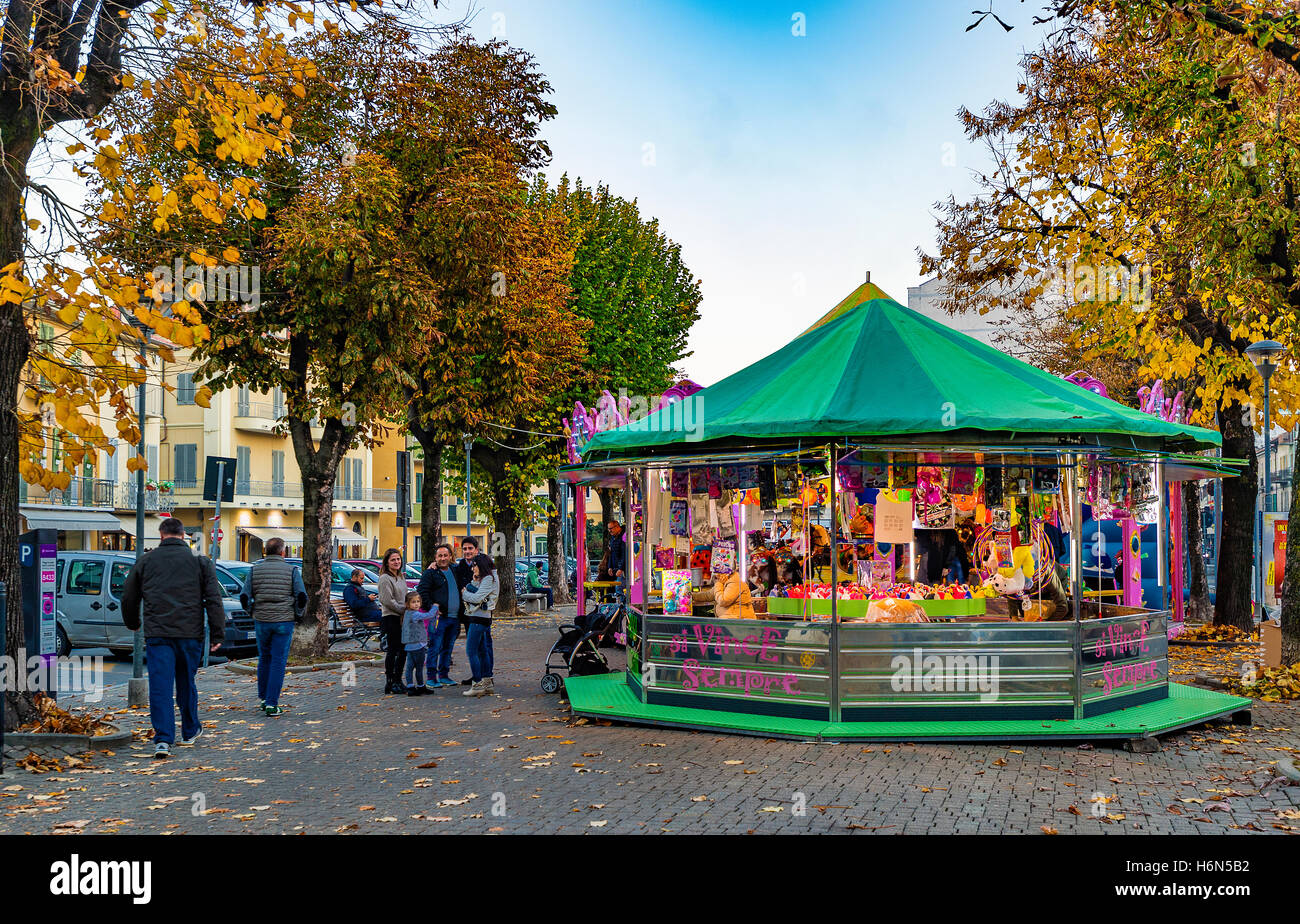 Italia Piemonte Canavese - Rivarolo Canavese - Centro - Corso Torino Foto Stock
