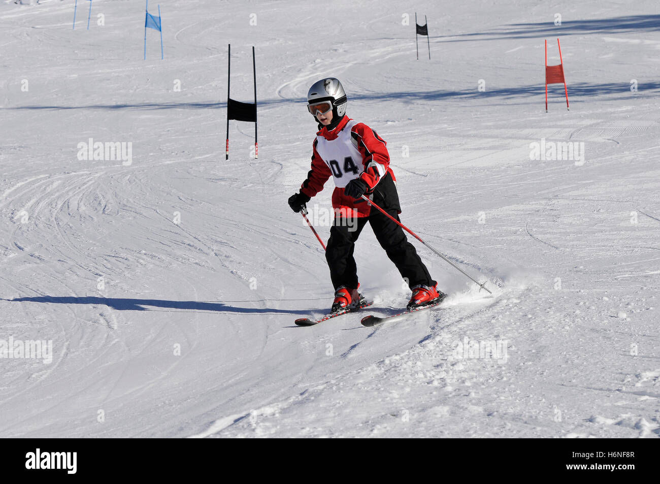 Sport invernali Foto Stock