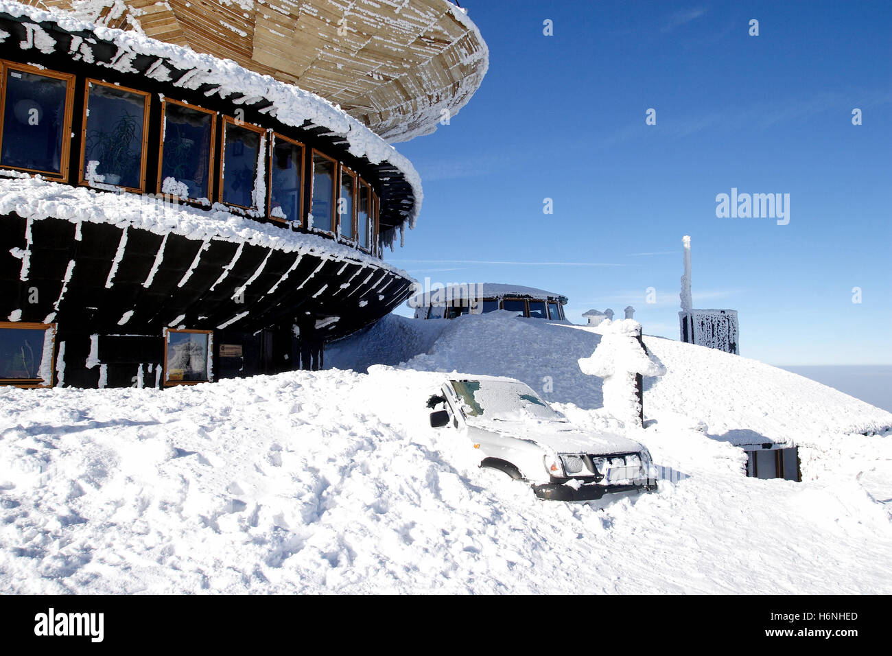 Schneekoppe Foto Stock