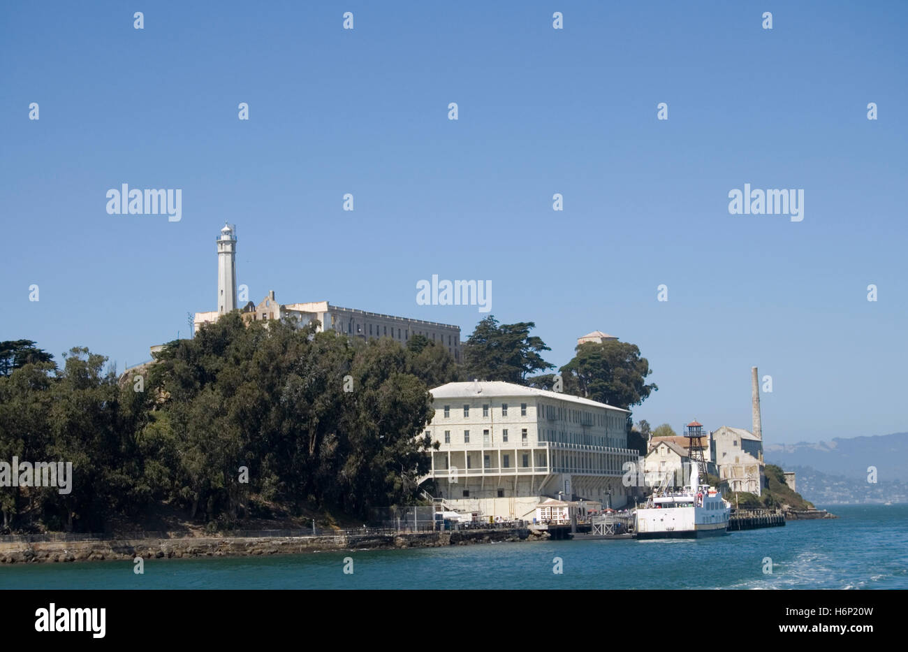 U..S.A. CALIFORNIA; SAN FRANCISCO BAY ALCATRAZ Foto Stock