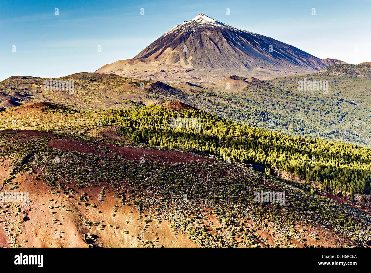 Il picco del Teide Tenerife Isole Canarie Foto Stock