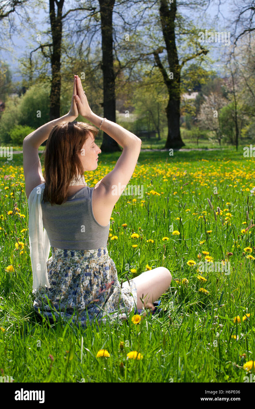 vita di paese Foto Stock