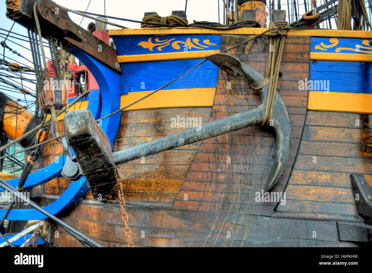 Vecchia nave a vela Foto Stock