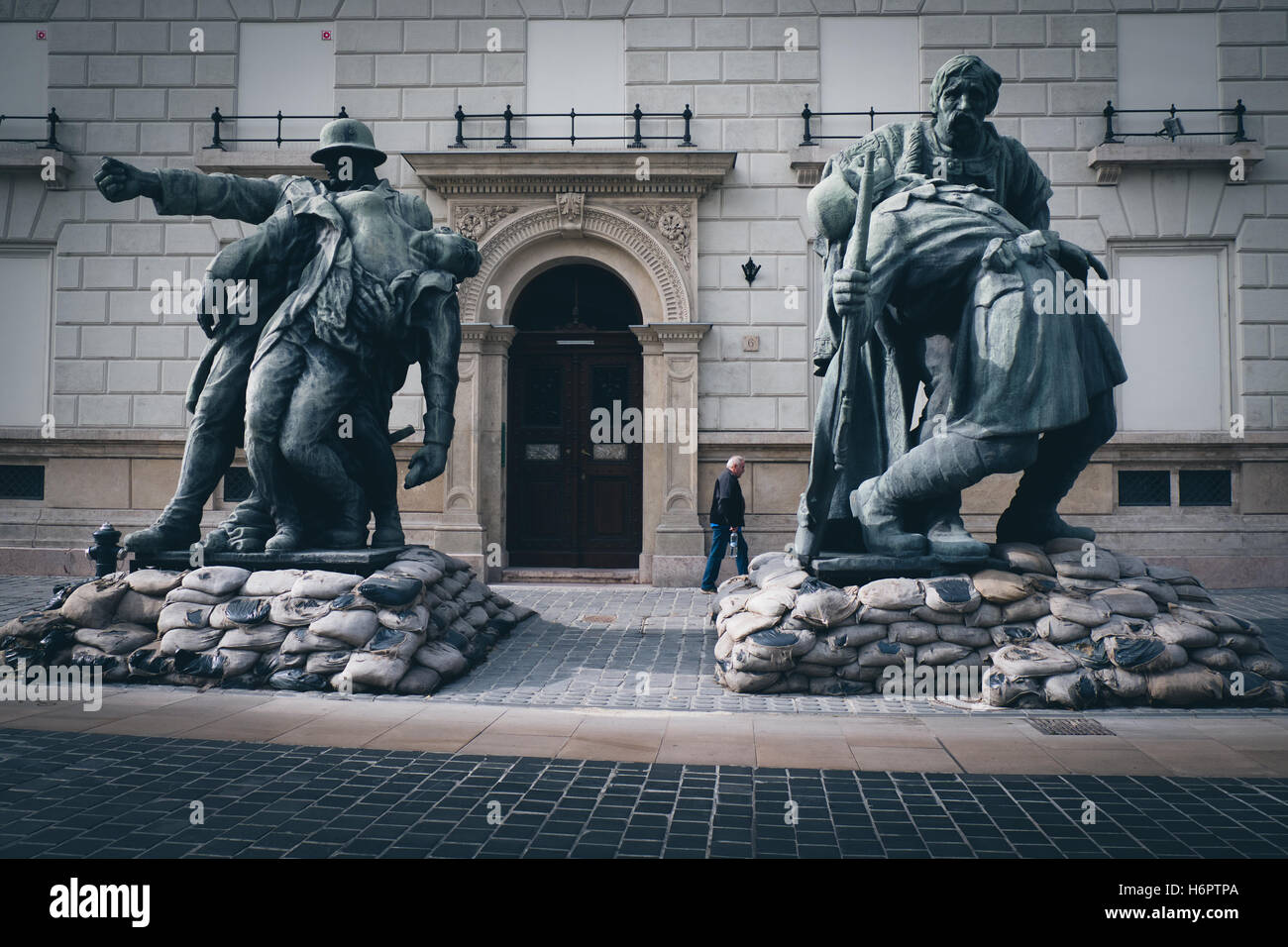 Statue sovietica a Budapest, Ungheria Foto Stock