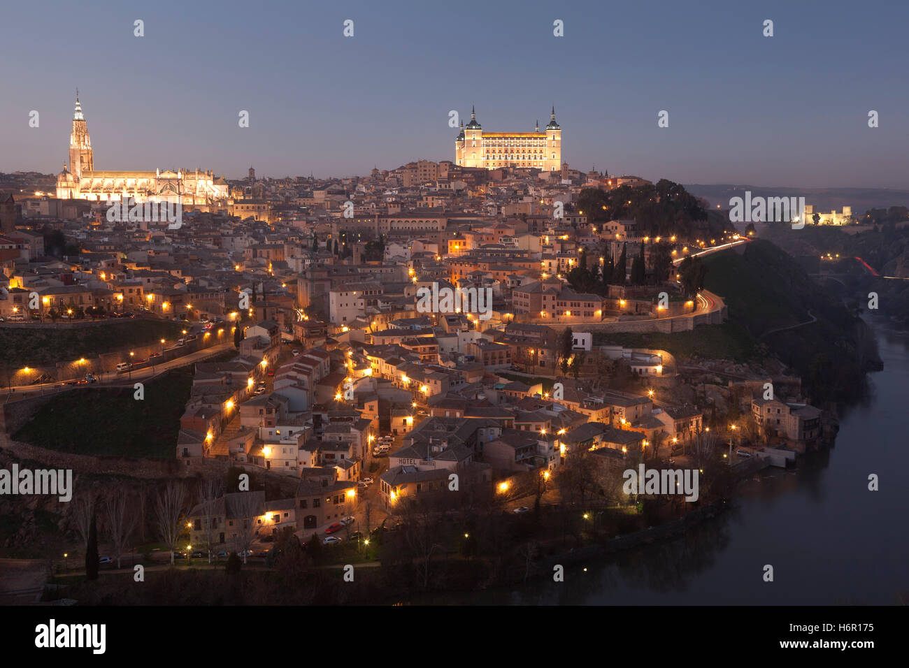 città villaggi Foto Stock