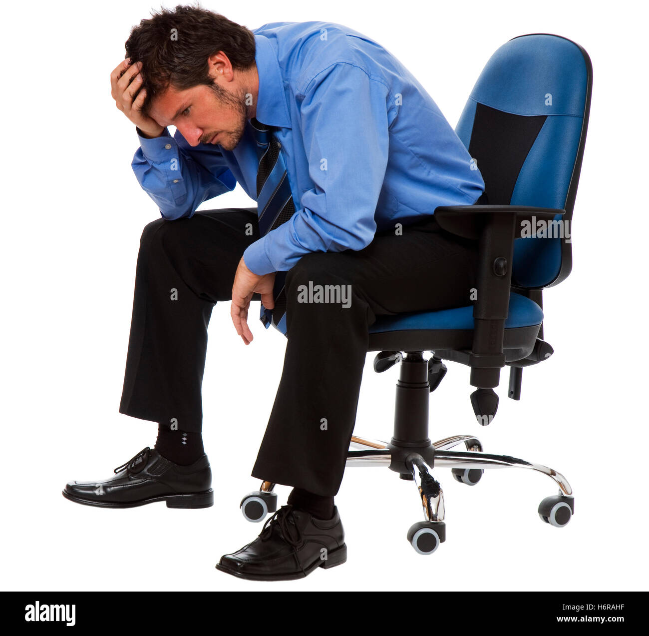 Business man proprietario mettere seduta sedia sit uomo isolato conflitto  persona frustrazione rumore sostengono i rapporti aziendali deal Foto stock  - Alamy