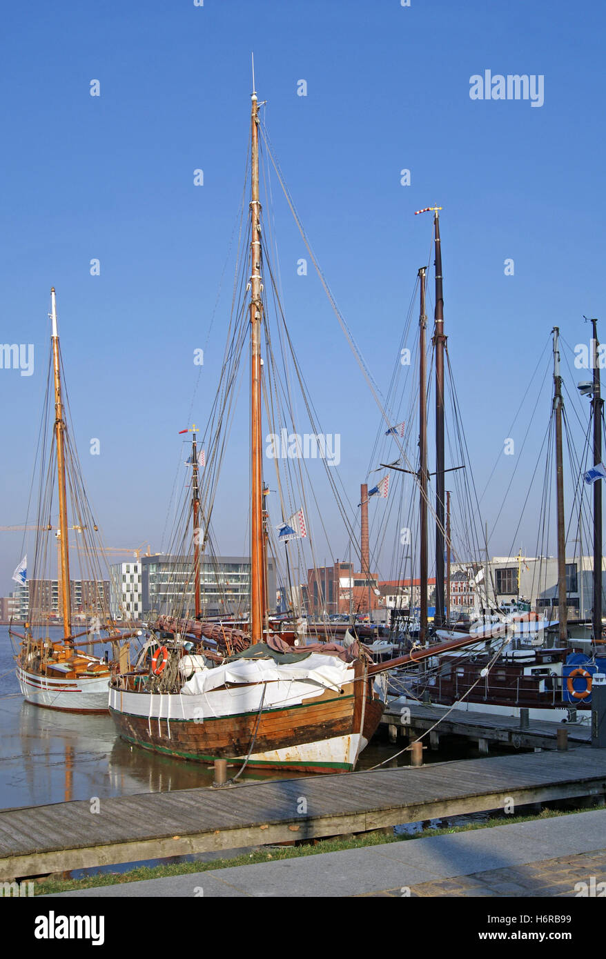 corsa della nave Foto Stock