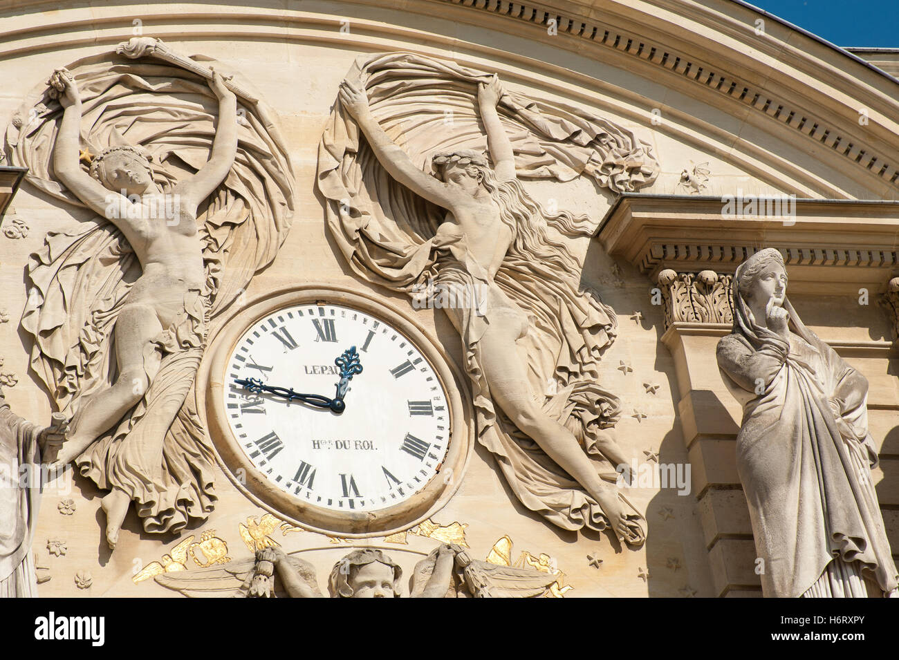 Cultura famoso parco giardino europa parigi francia nobile stile di costruzione di architettura in stile architettonico storia palace Foto Stock