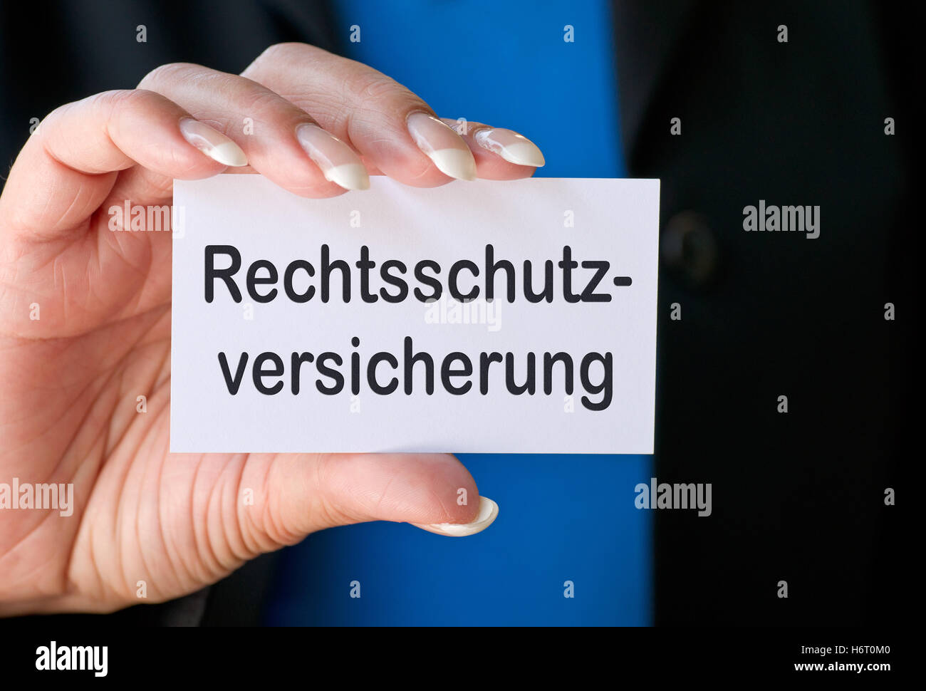Assicurazione protezione giuridica Foto Stock