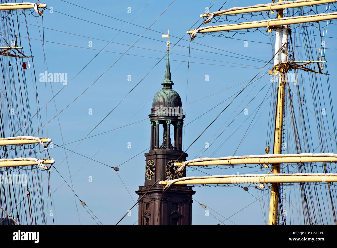 Tall Ships in Amburgo Foto Stock