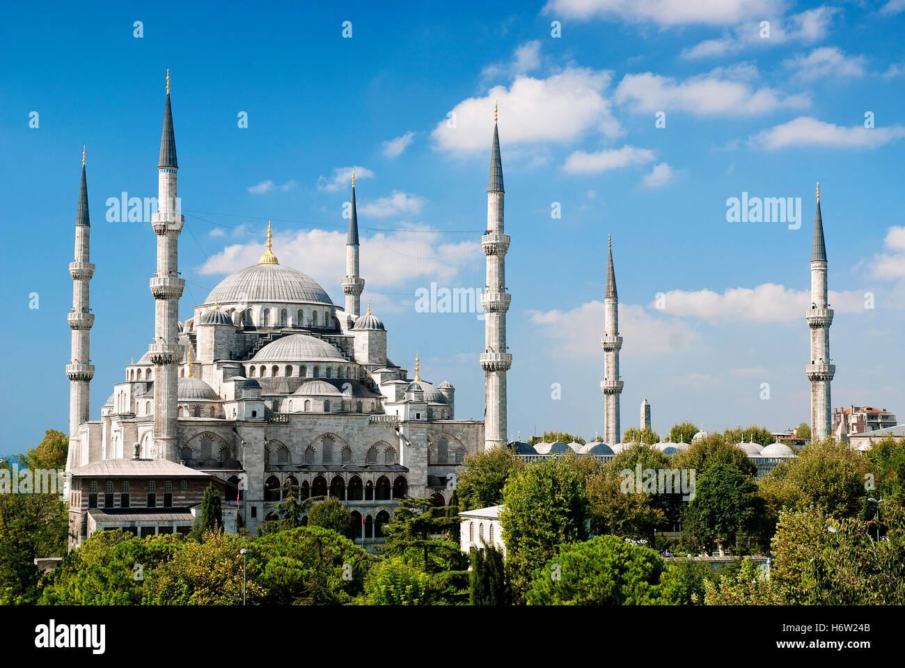 I religiosi di attrazione turistica orizzontale la Turchia vista prospettica di outlook vista panorama lookout stile di costruzione Foto Stock