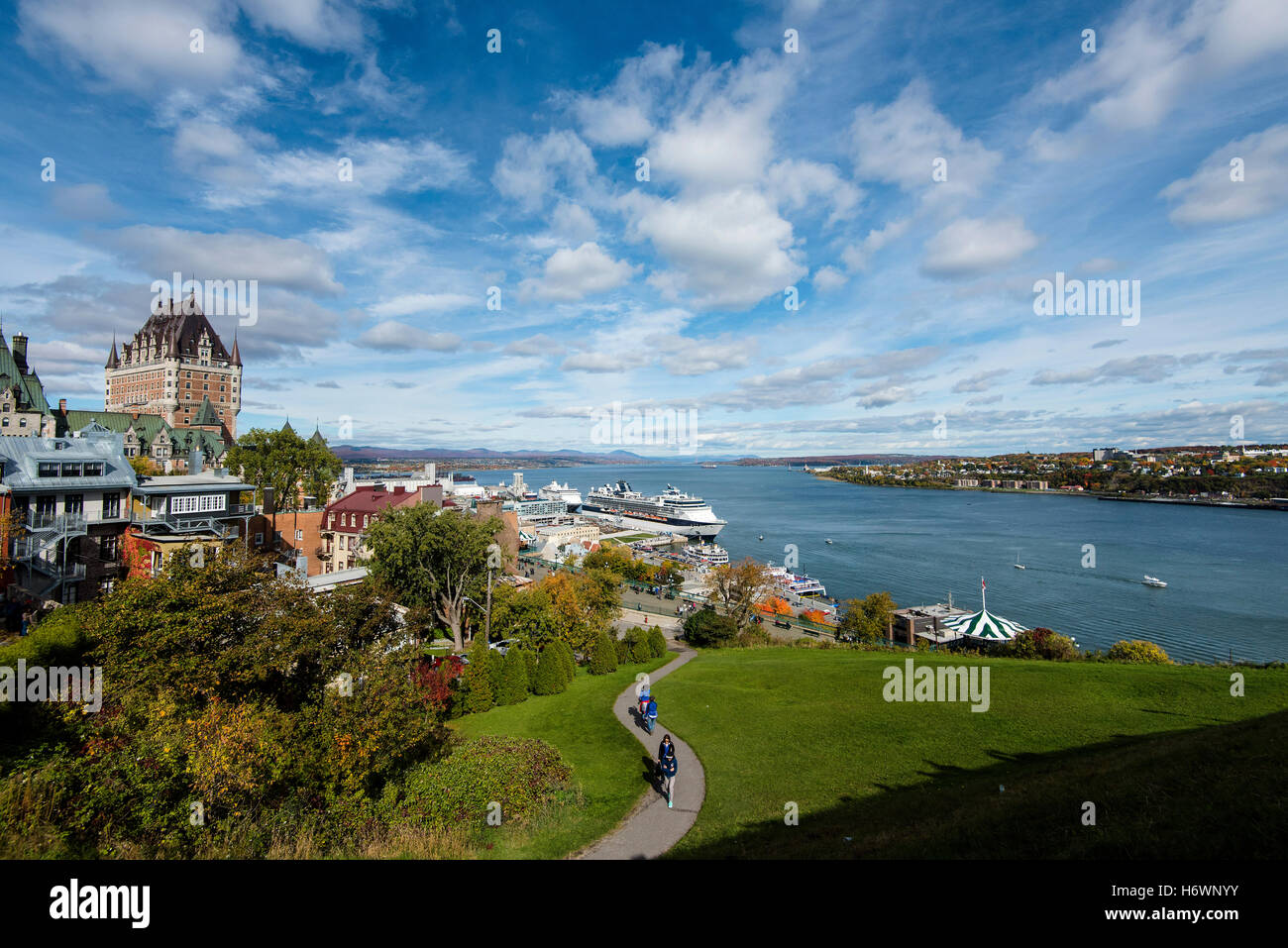 Città di Québec - Canada Foto Stock