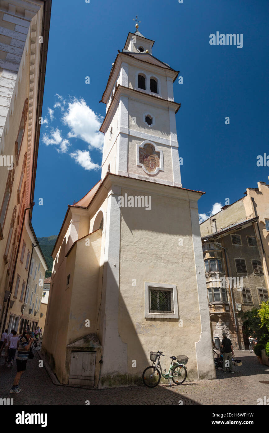 San Gottardo e il San Erhard chiesa nel centro di Bressanone, Sud Tirolo, Italia. Foto Stock