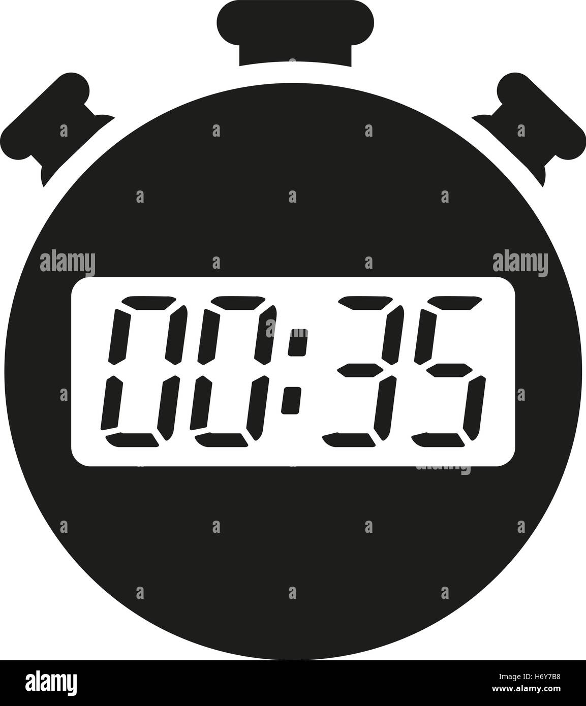 Dieci minuti sull'icona dell'orologio analogico con design piatto e disegno  vettoriale Immagine e Vettoriale - Alamy
