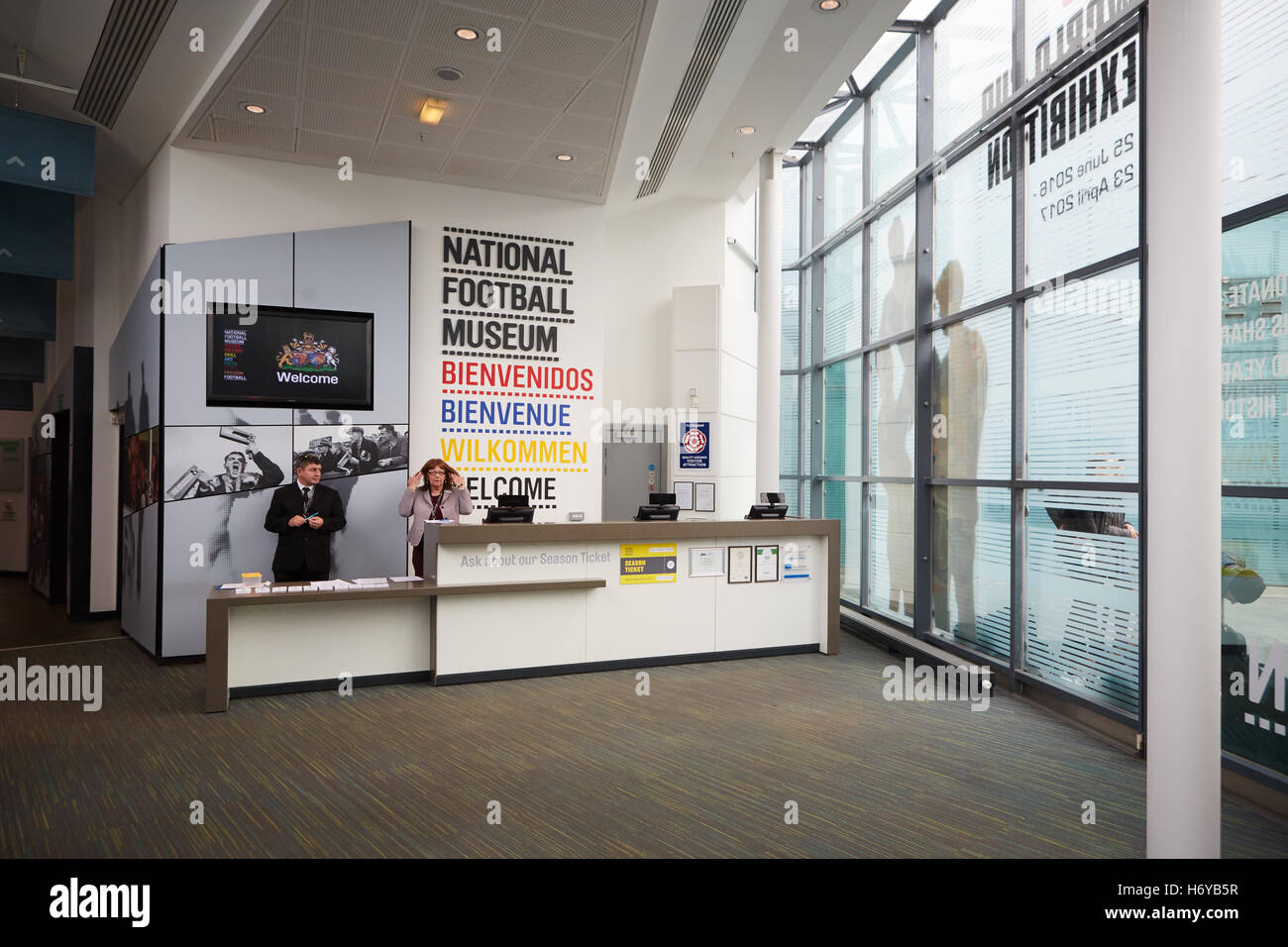 Urbis, Museo Nazionale del Calcio in Manchester Foto Stock