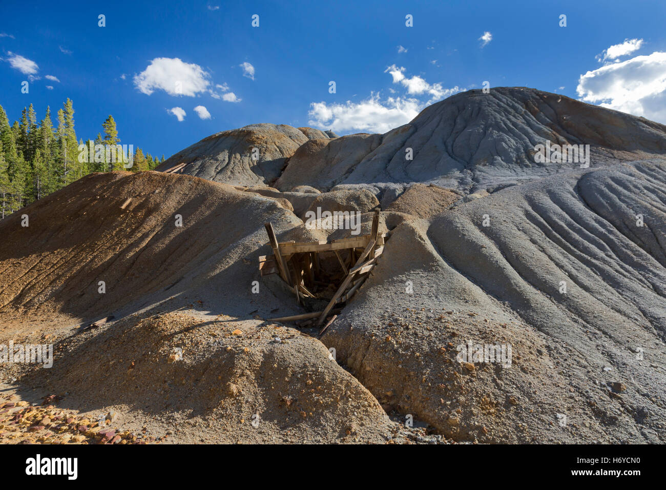 Denver, Colorado - lo storico Denver distretto minerario. Foto Stock