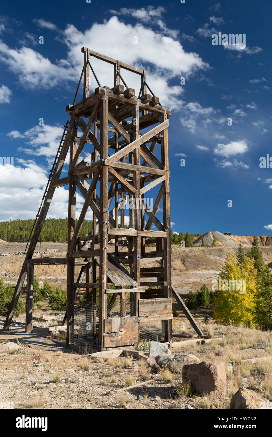 Denver, Colorado - Sito di una grande battaglia del lavoro nel 1896 tra suggestive minatori e le protezioni della società. Foto Stock