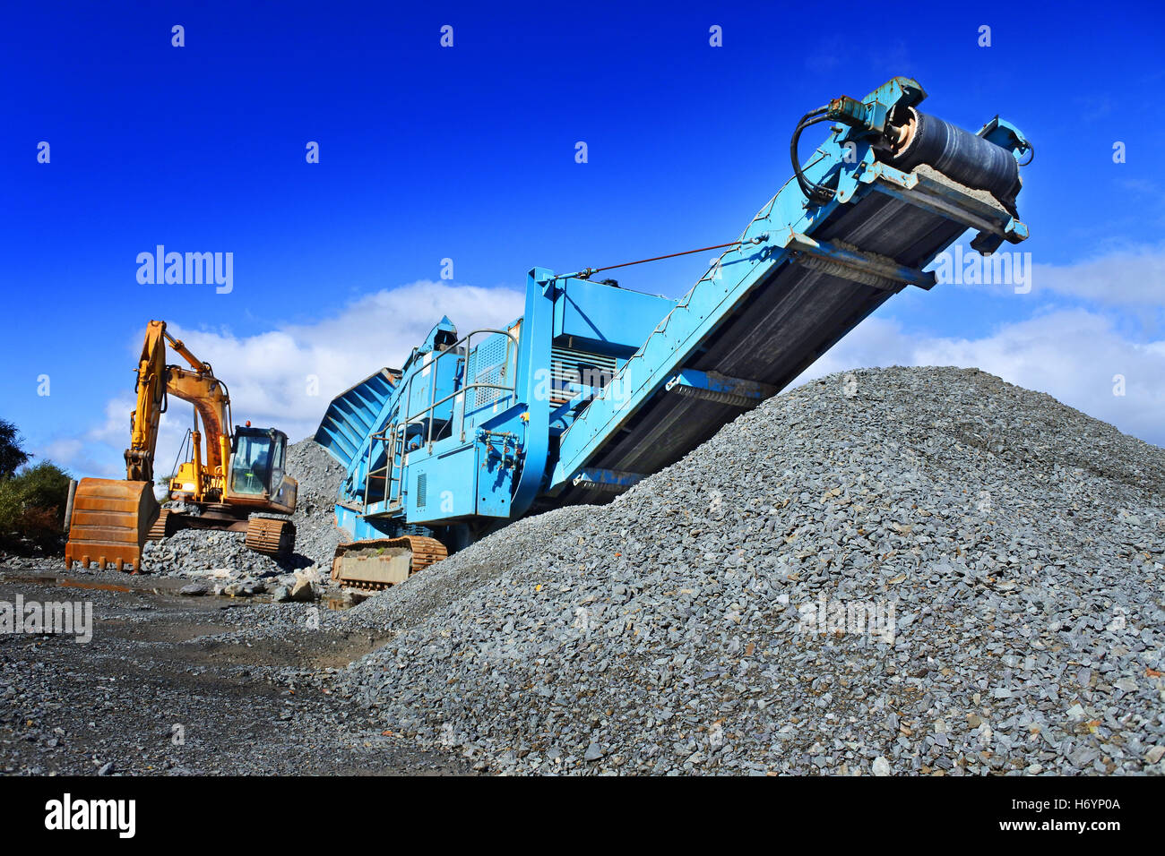 Macchinari di cava Foto Stock