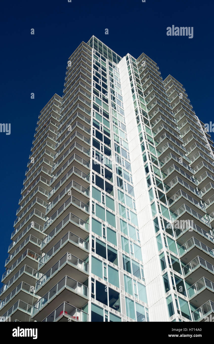 Evoluzione, un nuovo condominio e sviluppo townhouse in East Village Foto Stock